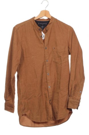 Męska koszula Tommy Hilfiger, Rozmiar XS, Kolor Brązowy, Cena 119,95 zł