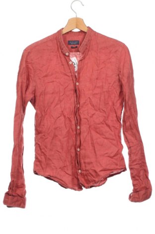 Мъжка риза Zara Man, Размер S, Цвят Оранжев, Цена 24,00 лв.