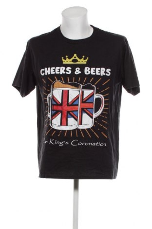 Ανδρικό t-shirt, Μέγεθος L, Χρώμα Μαύρο, Τιμή 10,82 €