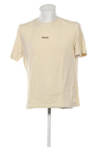 Herren T-Shirt BOSS, Größe L, Farbe Beige, Preis 54,12 €