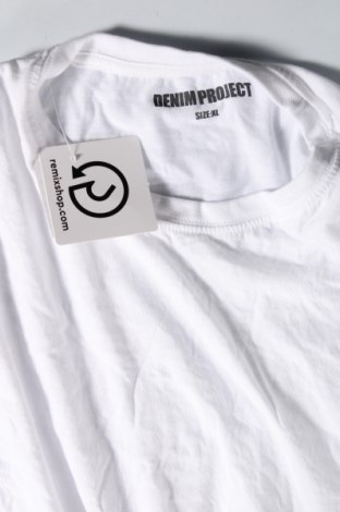 Мъжка тениска Denim Project, Размер XL, Цвят Бял, Цена 29,00 лв.