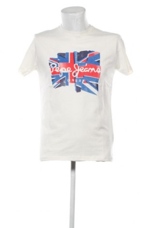 Ανδρικό t-shirt Pepe Jeans, Μέγεθος S, Χρώμα Εκρού, Τιμή 26,80 €