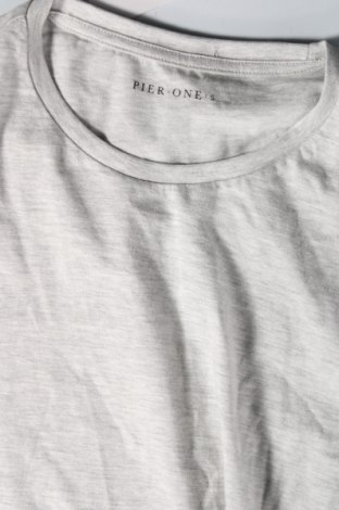 Ανδρικό t-shirt Pier One, Μέγεθος S, Χρώμα Γκρί, Τιμή 10,82 €