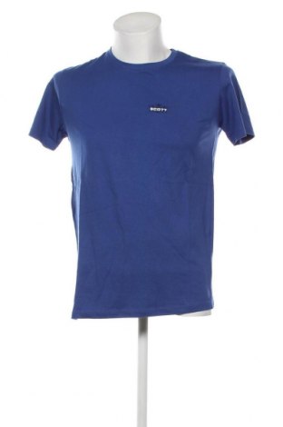 Herren T-Shirt Schott, Größe L, Farbe Blau, Preis 35,05 €