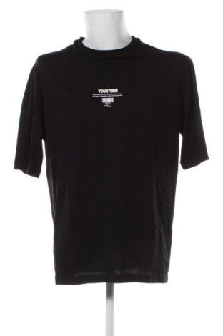 Herren T-Shirt Your Turn, Größe L, Farbe Schwarz, Preis 14,95 €