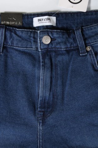 Pantaloni scurți de bărbați Only & Sons, Mărime XL, Culoare Albastru, Preț 131,58 Lei