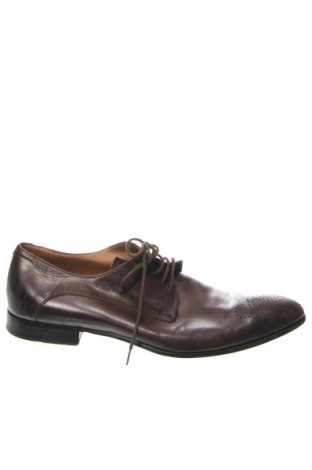 Мъжки обувки Hugo Boss, Размер 43, Цвят Кафяв, Цена 72,60 лв.