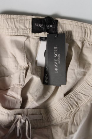 Ανδρικό παντελόνι Brave Soul, Μέγεθος L, Χρώμα  Μπέζ, Τιμή 9,87 €
