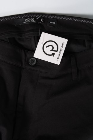 Мъжки панталон Indigo, Размер L, Цвят Черен, Цена 46,00 лв.