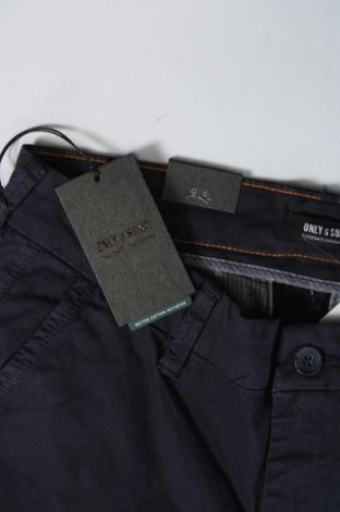 Pantaloni de bărbați Only & Sons, Mărime S, Culoare Albastru, Preț 34,80 Lei