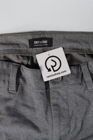 Pantaloni de bărbați Only & Sons, Mărime M, Culoare Gri, Preț 54,48 Lei