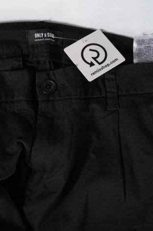 Мъжки панталон Only & Sons, Размер M, Цвят Черен, Цена 15,18 лв.
