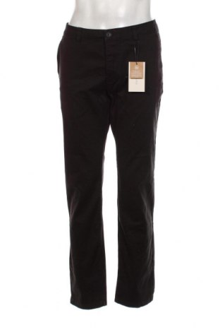 Мъжки панталон Pier One, Размер M, Цвят Черен, Цена 10,12 лв.