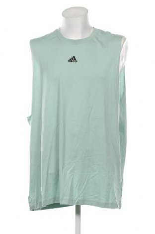 Herren Tanktop Adidas, Größe XXL, Farbe Grün, Preis 17,01 €