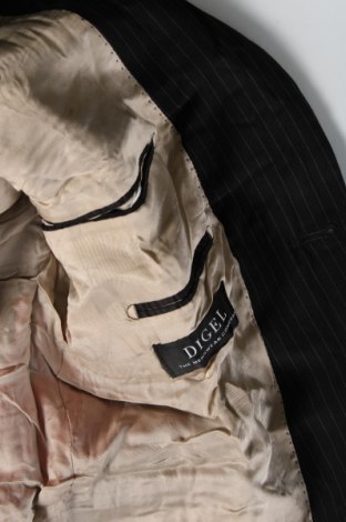 Ανδρικό σακάκι Digel, Μέγεθος M, Χρώμα Μαύρο, Τιμή 3,19 €