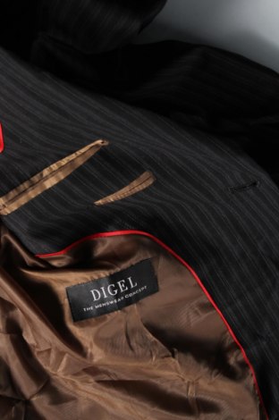 Ανδρικό σακάκι Digel, Μέγεθος L, Χρώμα Μαύρο, Τιμή 3,19 €
