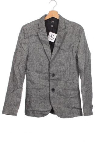 Мъжко сако H&M, Размер S, Цвят Сив, Цена 9,24 лв.