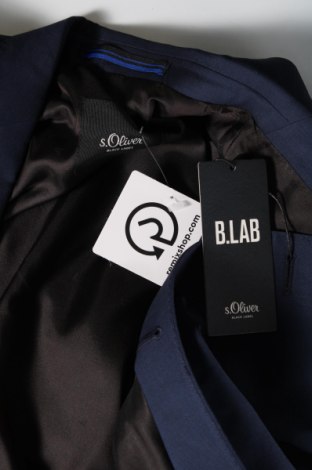 Мъжко сако S.Oliver Black Label, Размер L, Цвят Син, Цена 241,00 лв.