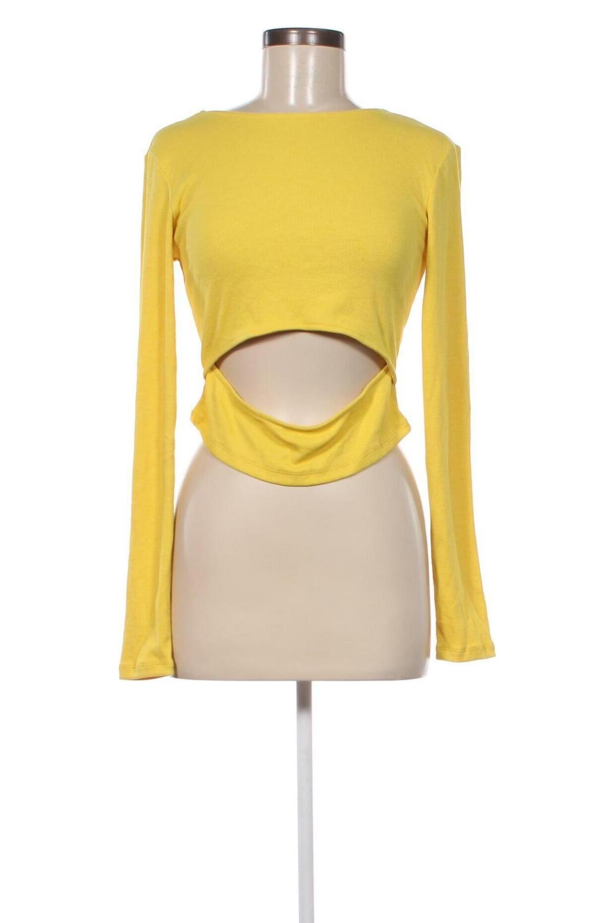 Дамска блуза ONLY, Размер M, Цвят Жълт, Цена 6,00 лв.