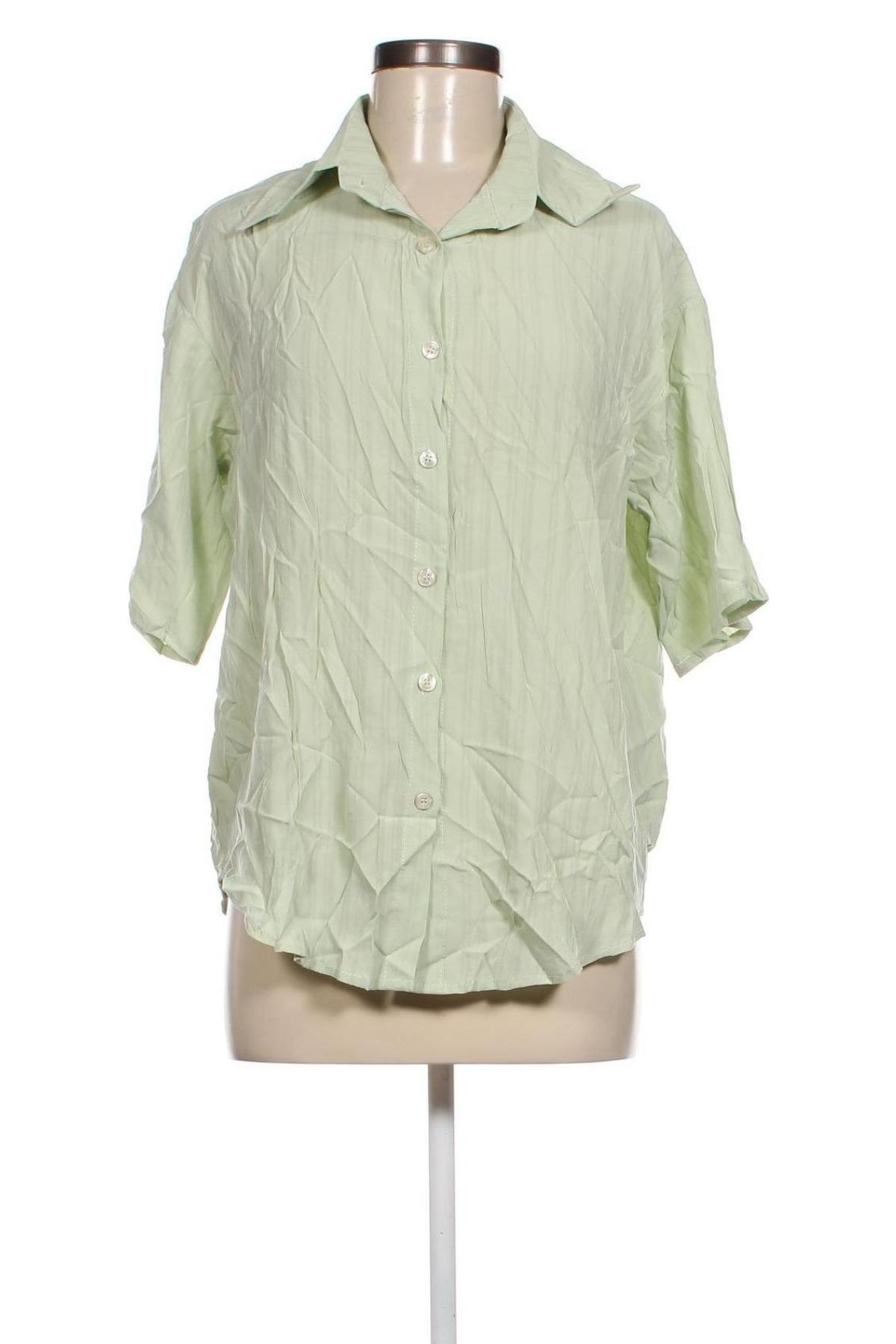 Дамска риза SHEIN, Размер S, Цвят Зелен, Цена 5,60 лв.