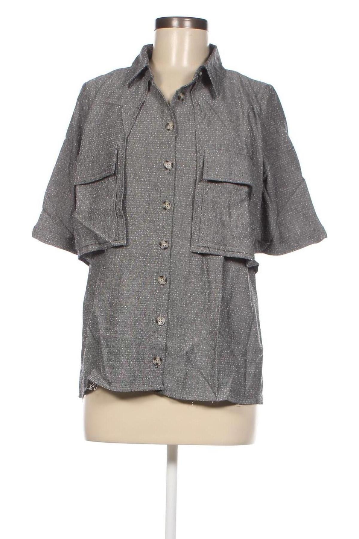 Γυναικείο πουκάμισο Trendyol, Μέγεθος M, Χρώμα Γκρί, Τιμή 3,71 €