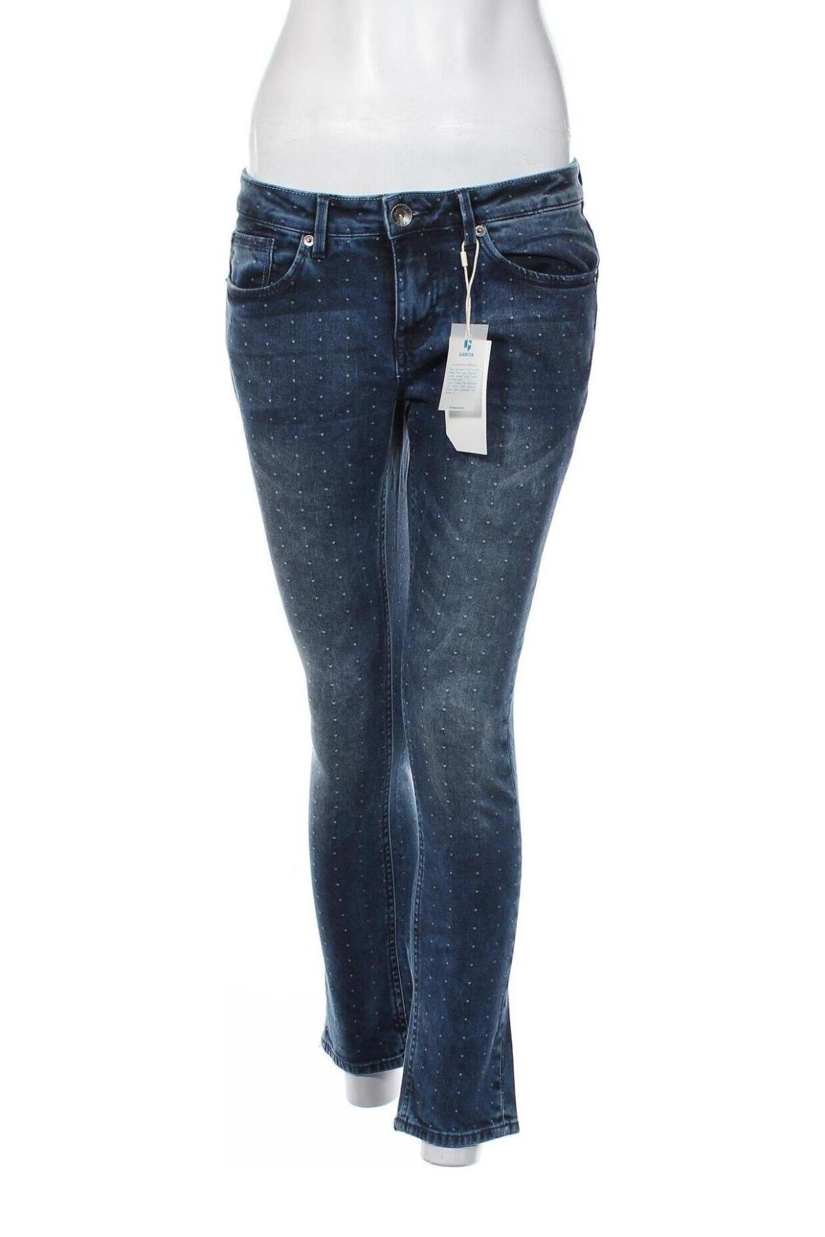 Blugi de femei Garcia Jeans, Mărime S, Culoare Albastru, Preț 286,18 Lei