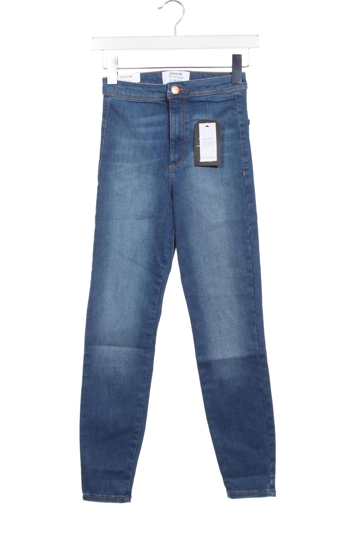 Damen Jeans Miss Selfridge, Größe XXS, Farbe Blau, Preis 4,91 €