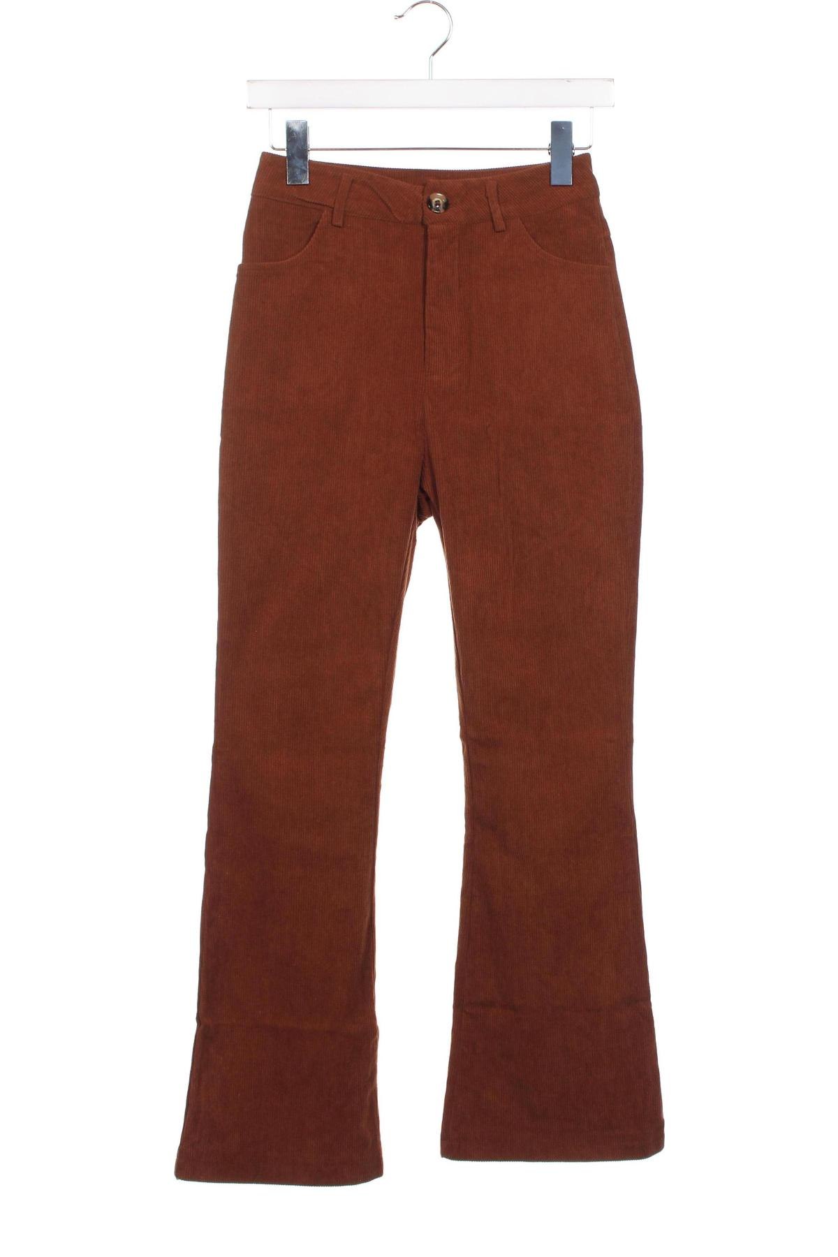 Дамски джинси SHEIN, Размер XS, Цвят Кафяв, Цена 9,20 лв.