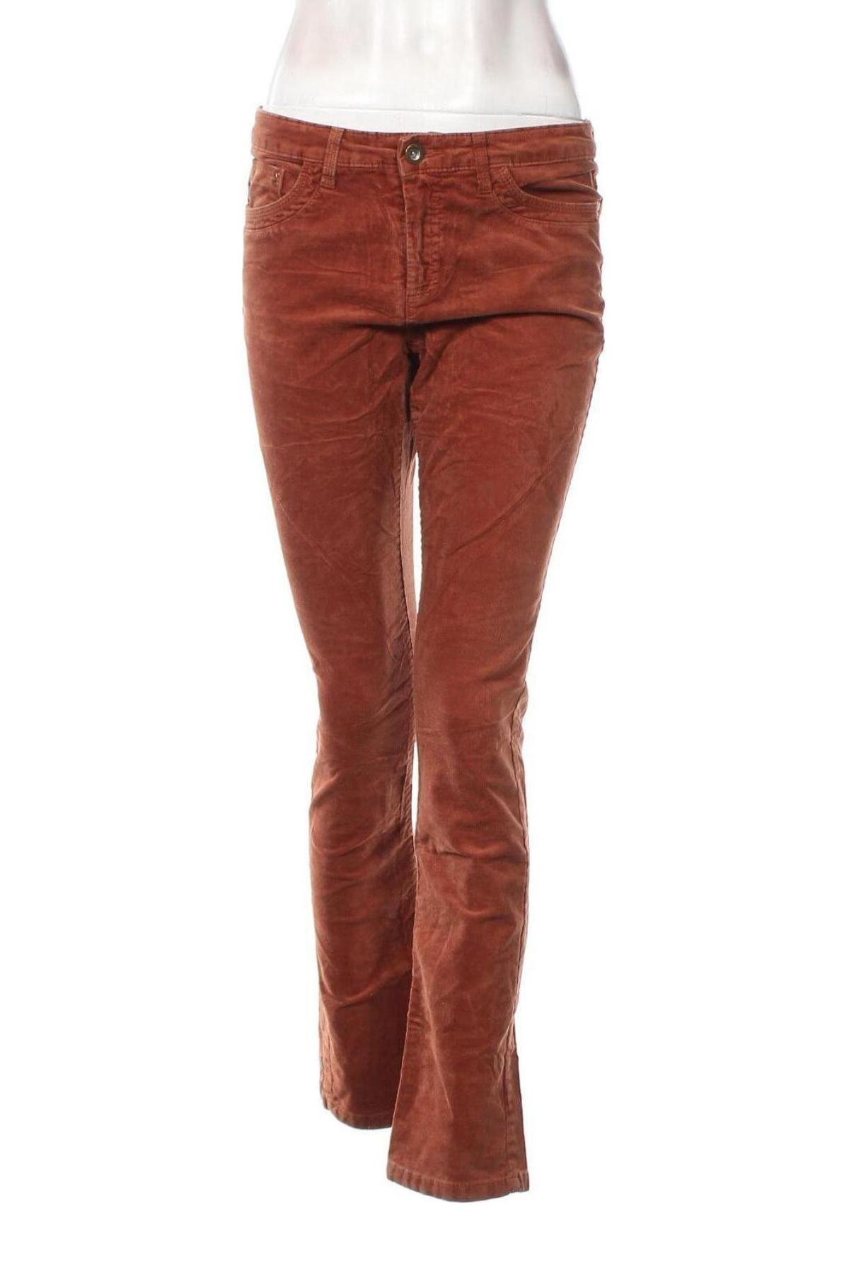 Pantaloni de velvet de femei Yessica, Mărime S, Culoare Bej, Preț 14,99 Lei