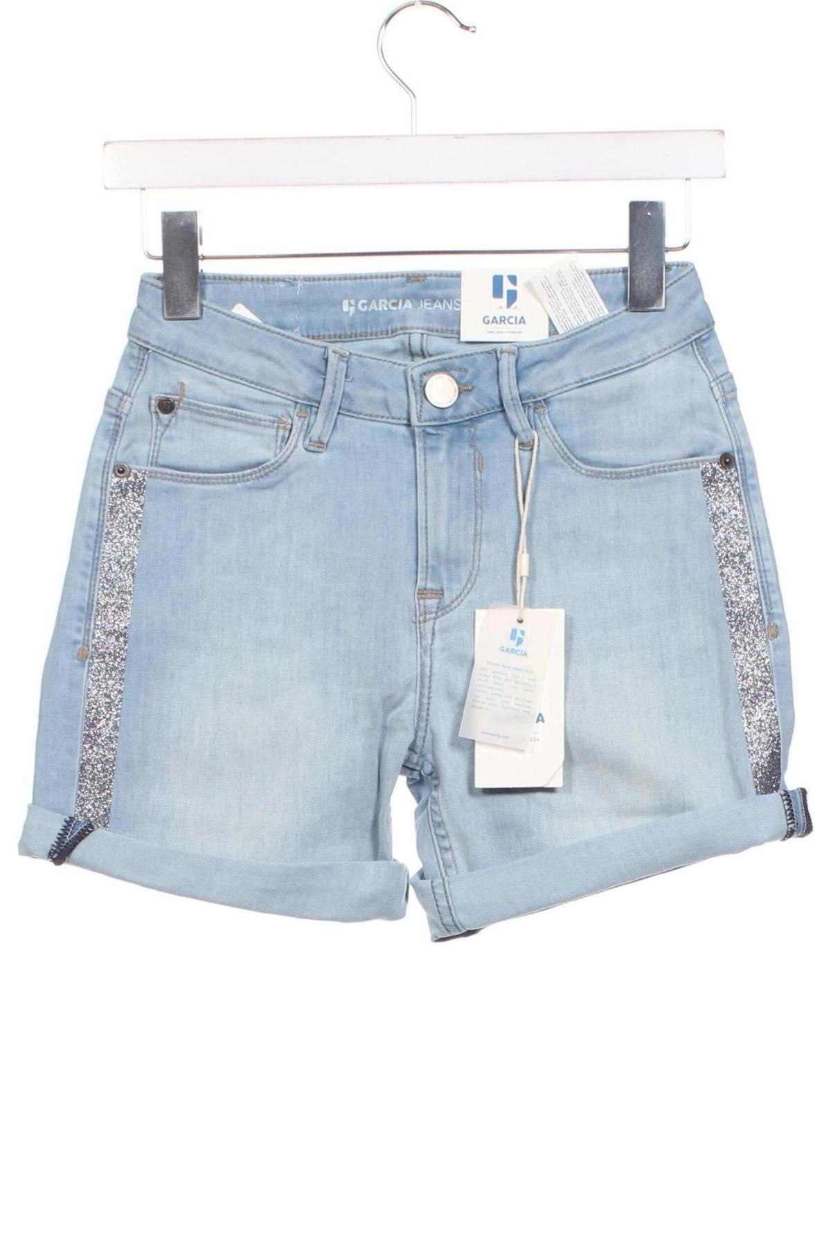 Pantaloni scurți de femei Garcia Jeans, Mărime XS, Culoare Albastru, Preț 236,84 Lei