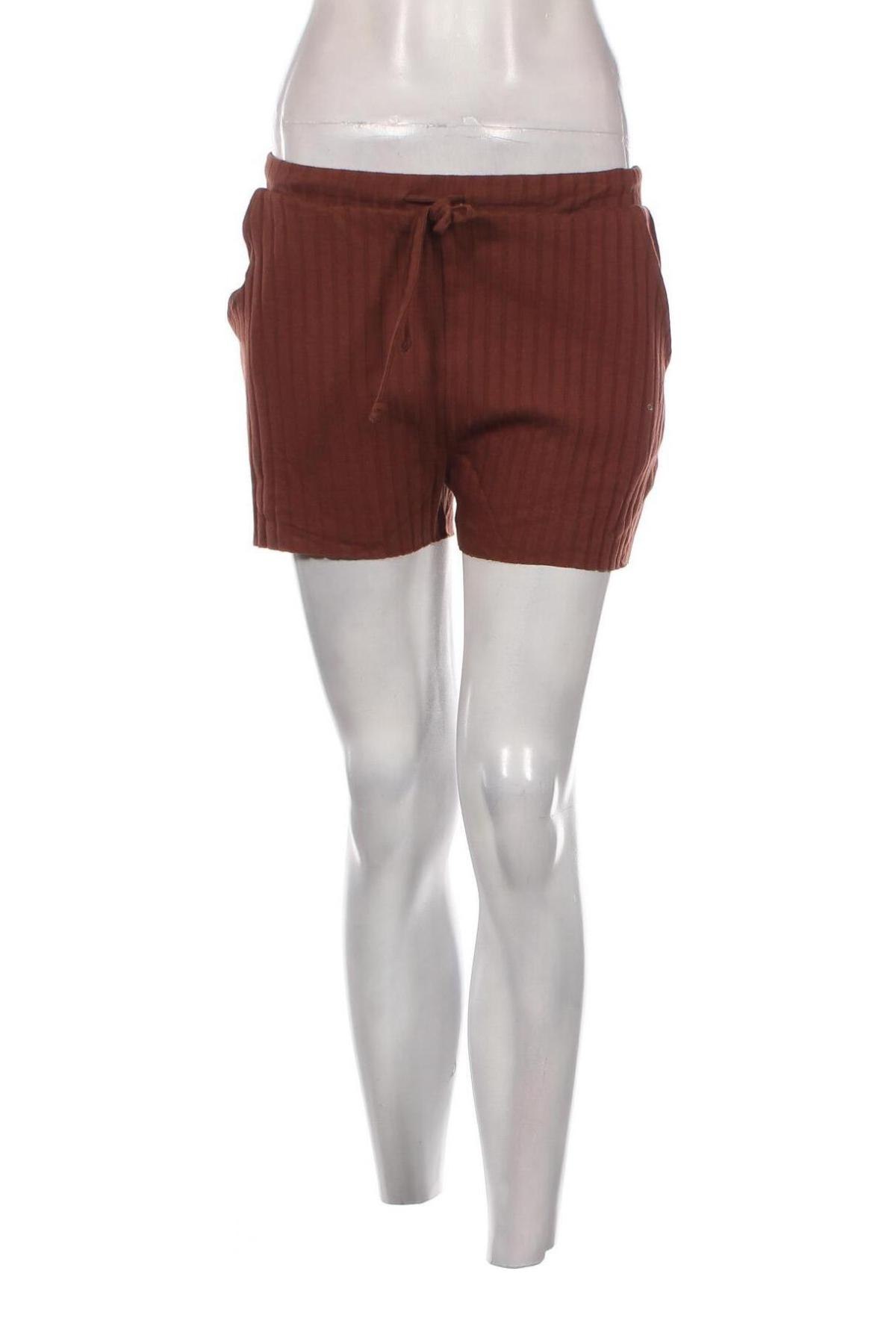 Γυναικείο κοντό παντελόνι Jennyfer, Μέγεθος M, Χρώμα Καφέ, Τιμή 4,31 €