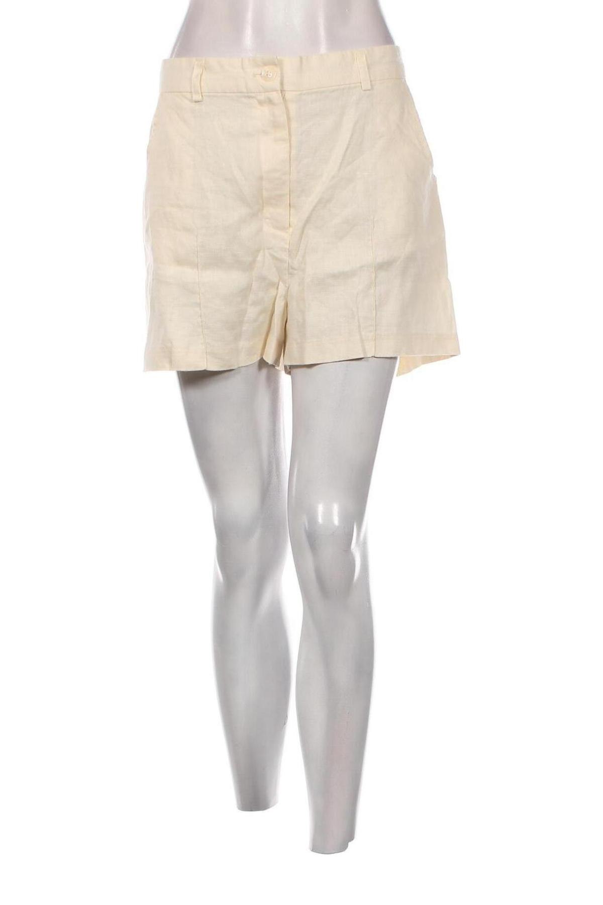 Γυναικείο κοντό παντελόνι NA-KD, Μέγεθος L, Χρώμα Κίτρινο, Τιμή 37,11 €