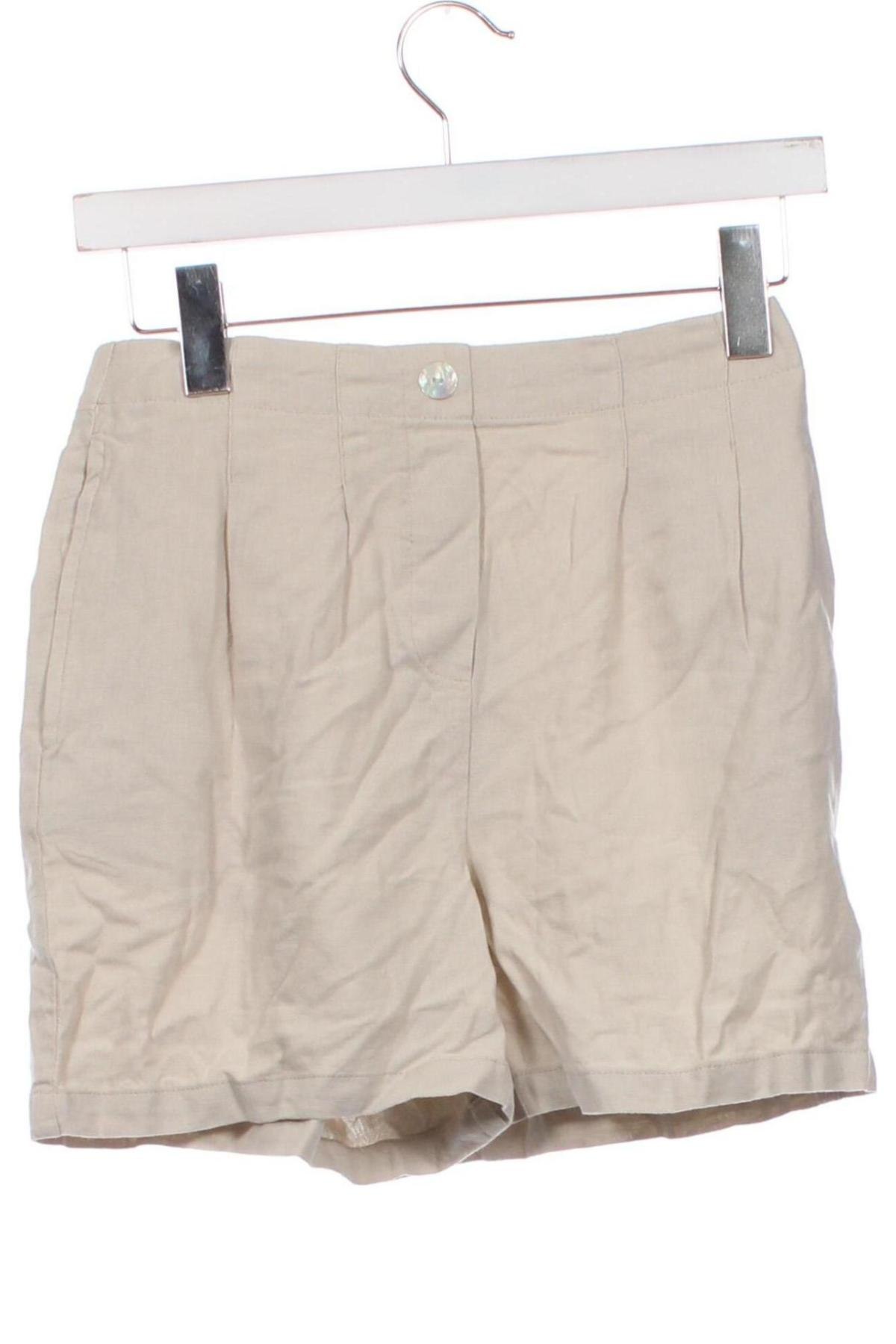 Дамски къс панталон Vero Moda, Размер XS, Цвят Бежов, Цена 10,40 лв.
