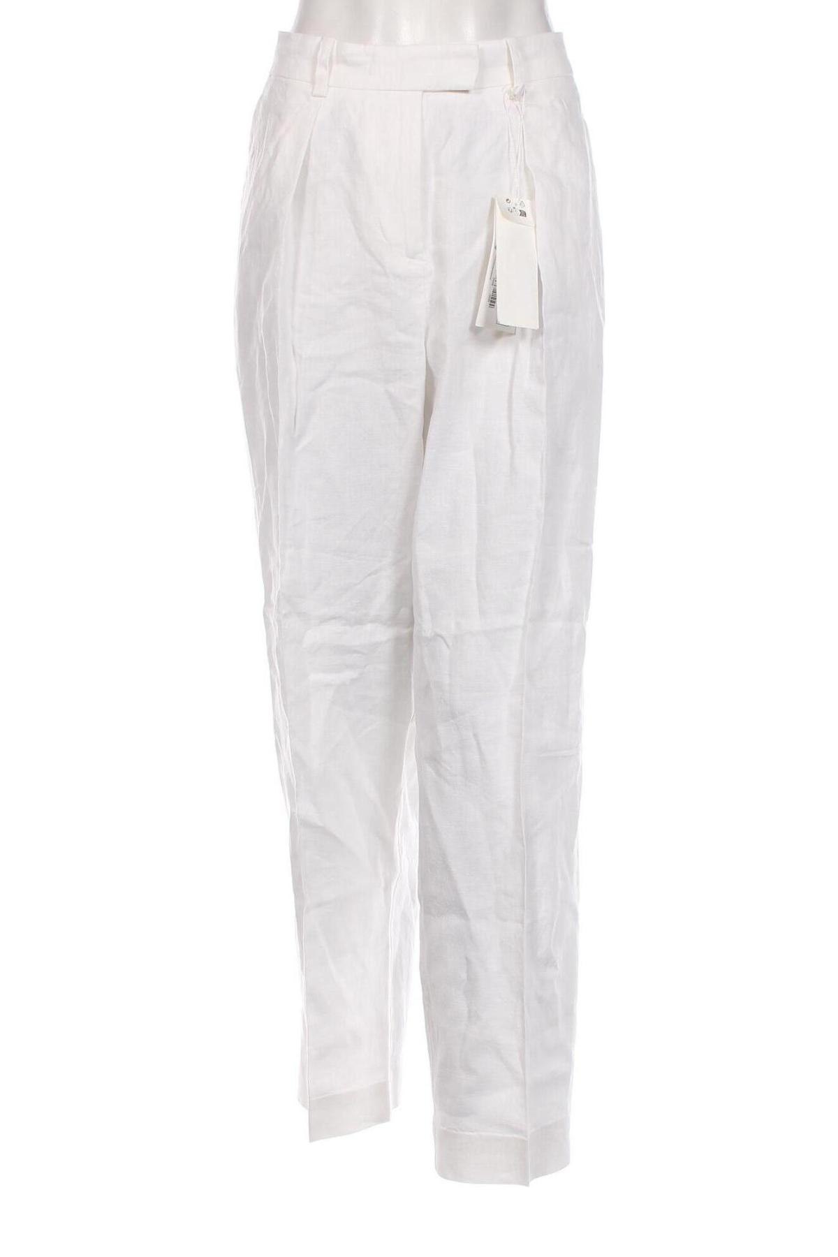 Pantaloni de femei Arket, Mărime M, Culoare Alb, Preț 240,13 Lei