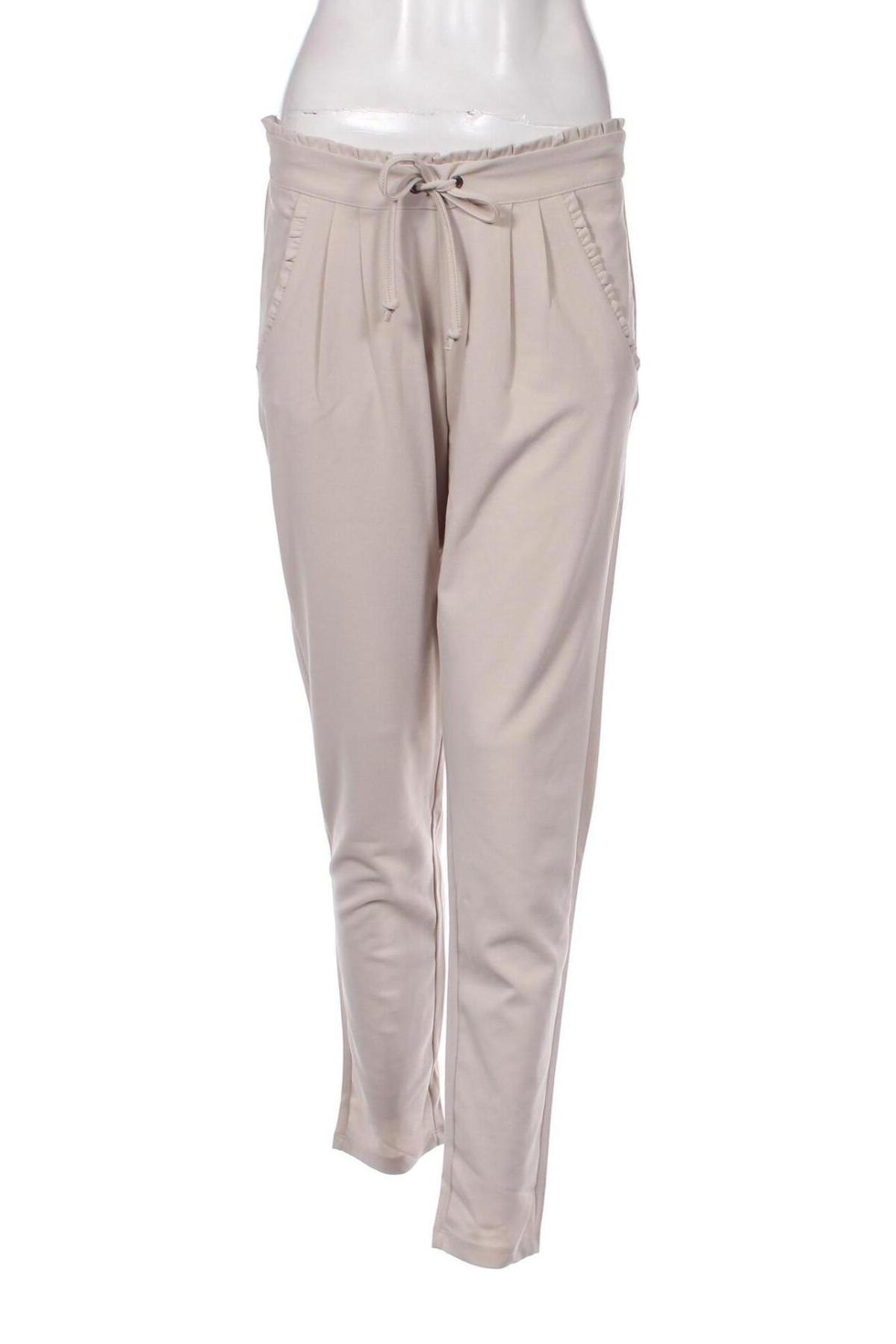Pantaloni de femei Jdy, Mărime M, Culoare Bej, Preț 37,83 Lei