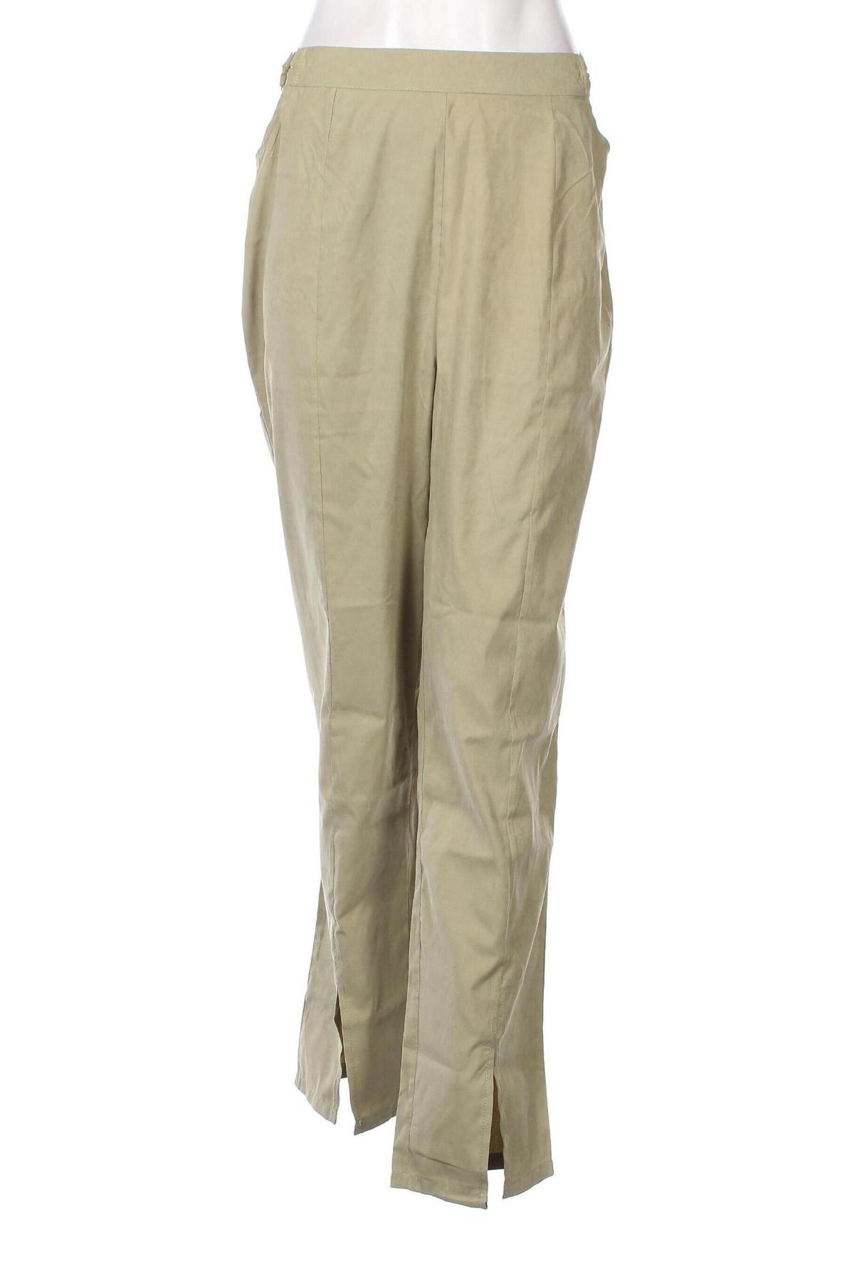 Дамски панталон Missguided, Размер L, Цвят Зелен, Цена 9,66 лв.