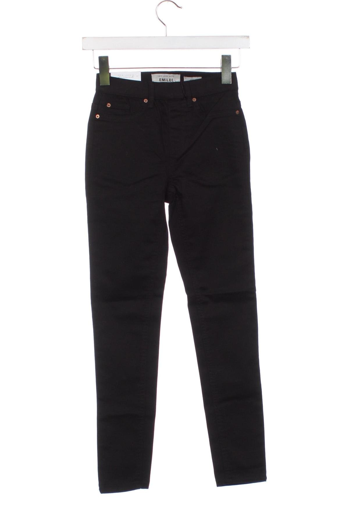 Γυναικείο παντελόνι New Look, Μέγεθος XXS, Χρώμα Μαύρο, Τιμή 5,45 €