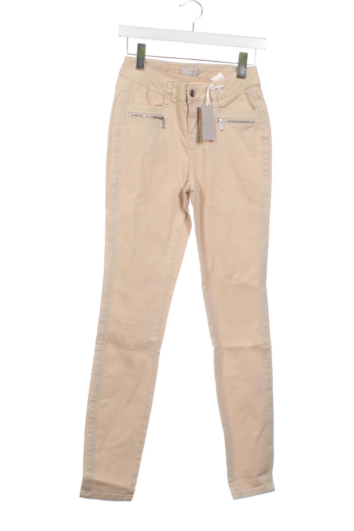 Pantaloni de femei Tamaris, Mărime XS, Culoare Bej, Preț 40,07 Lei