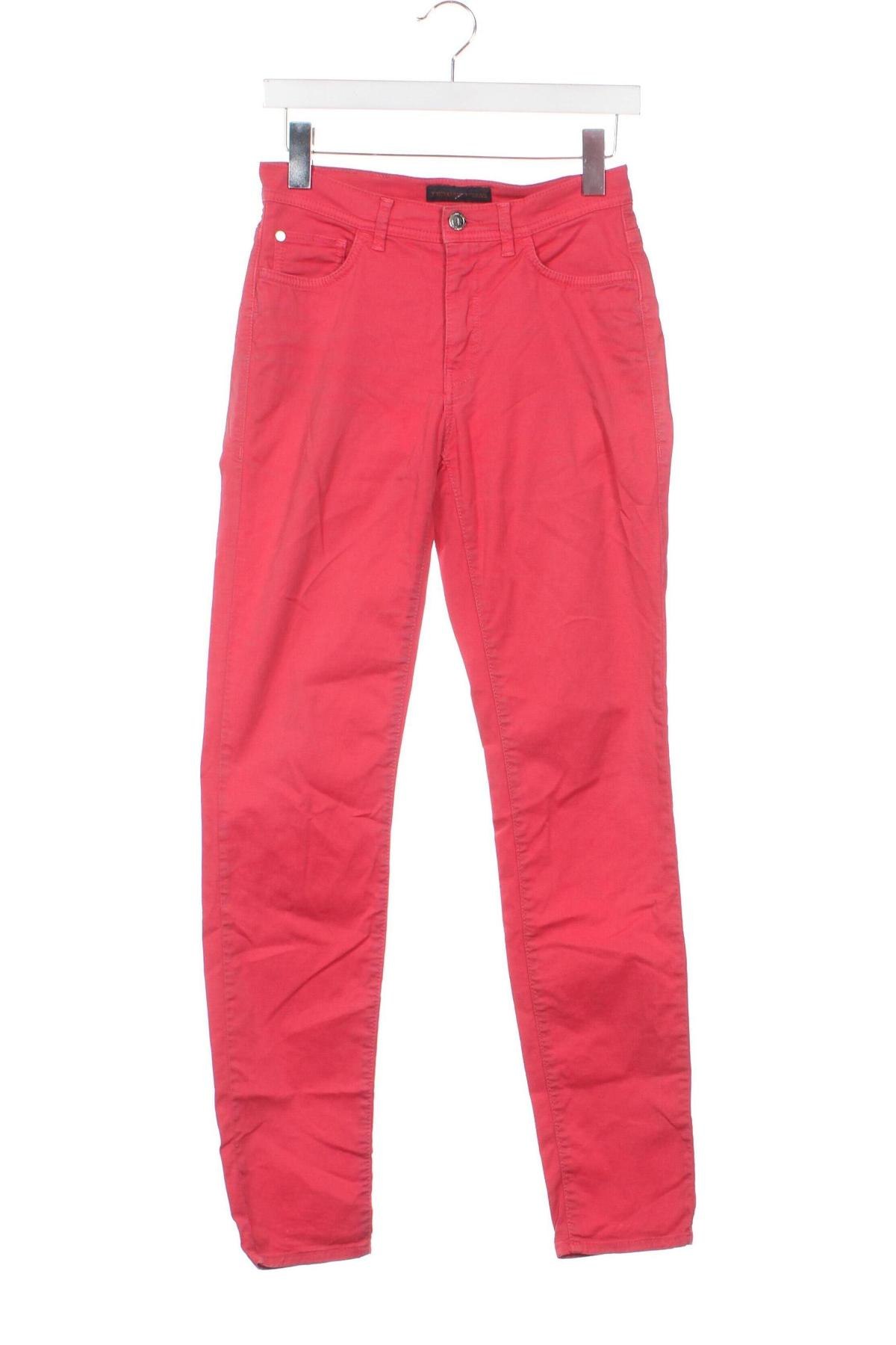 Dámské kalhoty  Trussardi Jeans, Velikost XS, Barva Červená, Cena  119,00 Kč