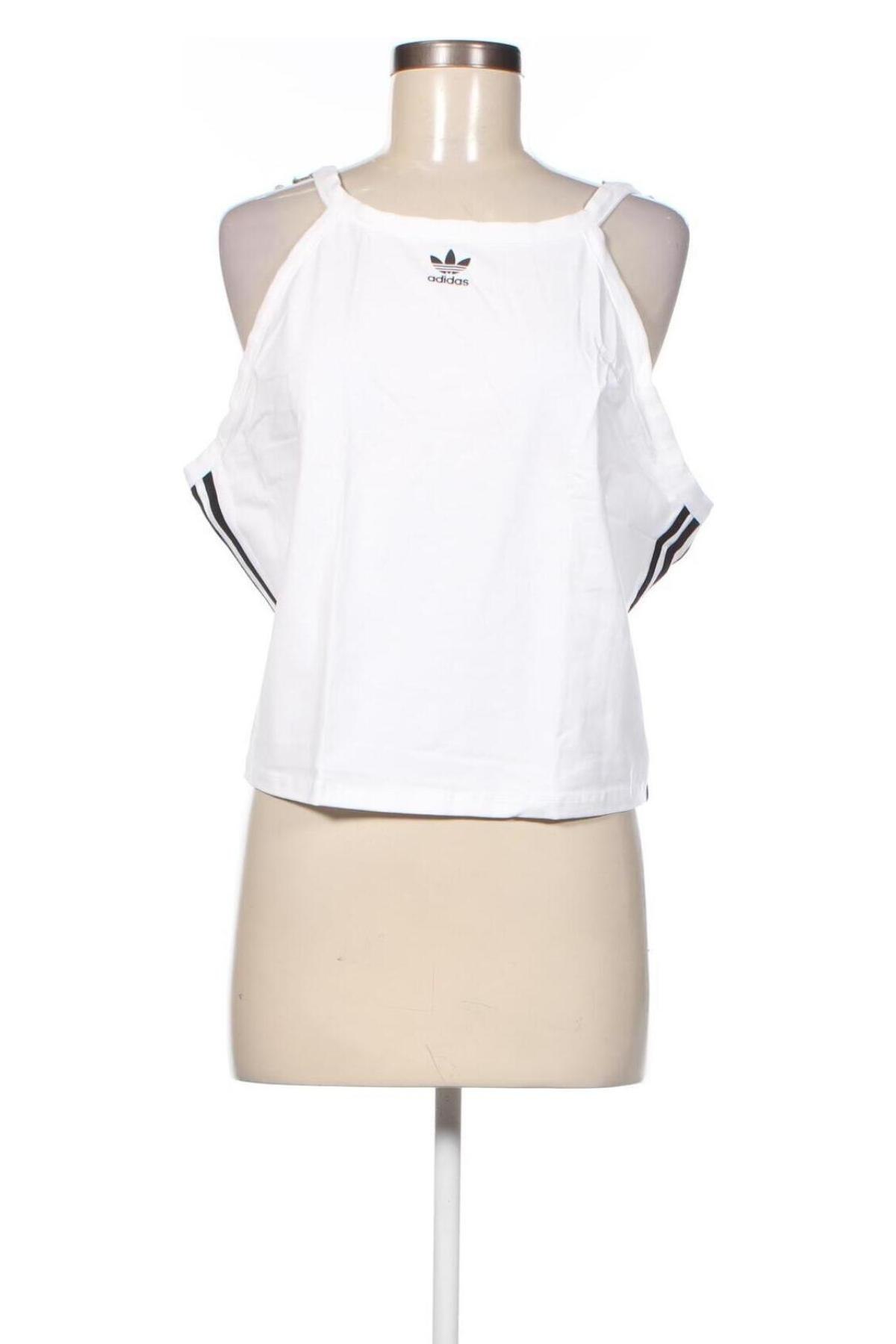 Damska koszulka na ramiączkach Adidas Originals, Rozmiar 3XL, Kolor Biały, Cena 57,02 zł