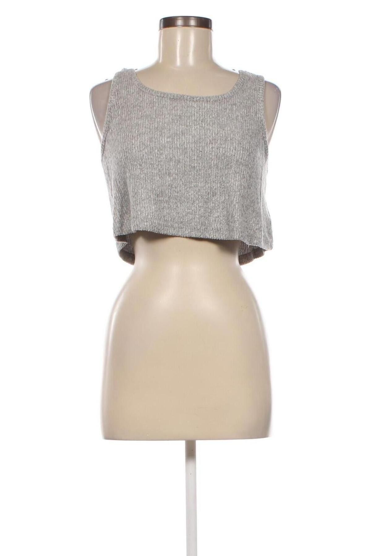 Γυναικείο αμάνικο μπλουζάκι ONLY, Μέγεθος XL, Χρώμα Γκρί, Τιμή 3,06 €