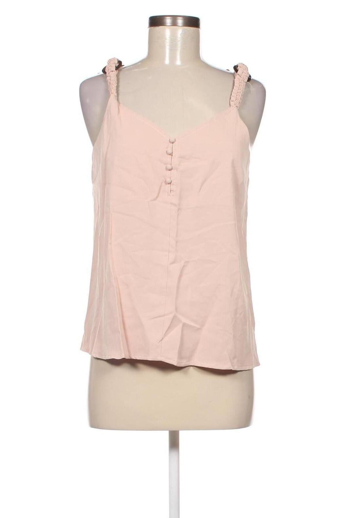 Γυναικείο αμάνικο μπλουζάκι SHEIN, Μέγεθος S, Χρώμα  Μπέζ, Τιμή 10,82 €