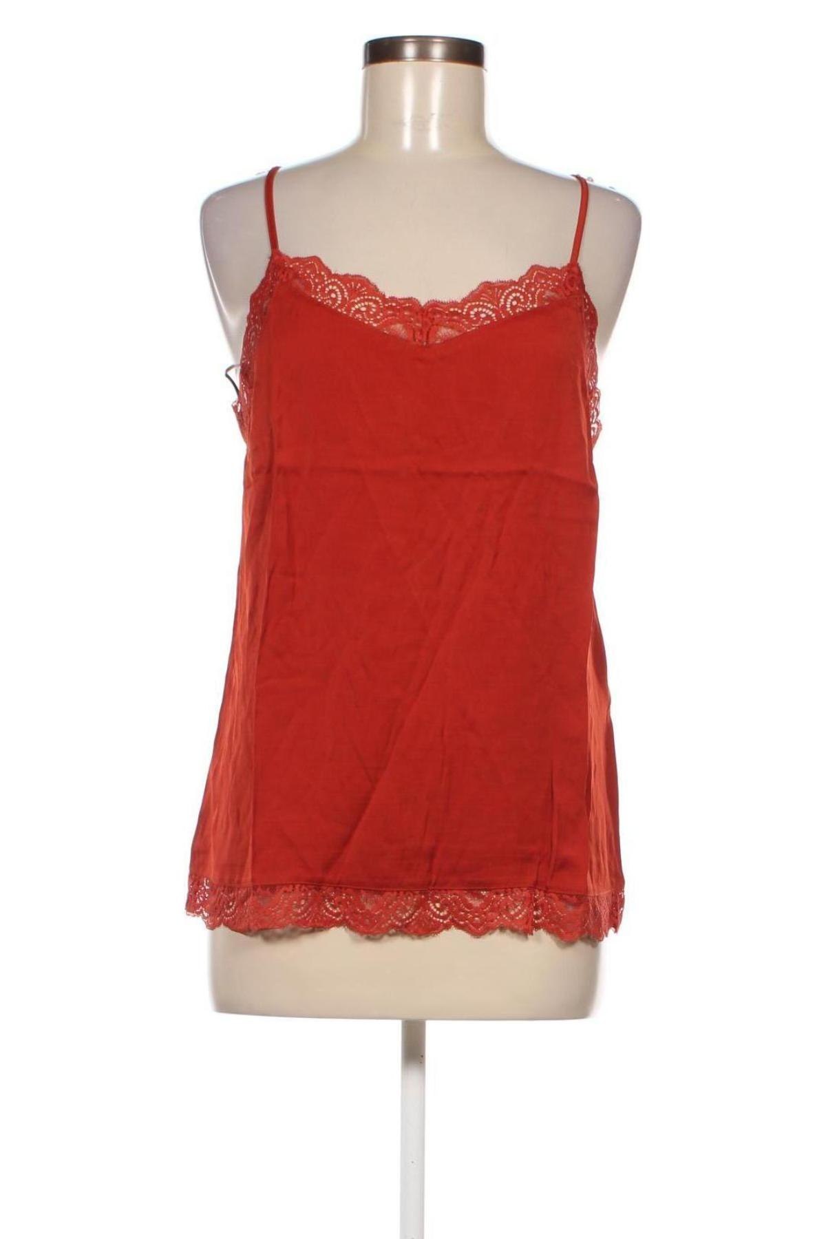 Γυναικείο αμάνικο μπλουζάκι VILA, Μέγεθος M, Χρώμα Πορτοκαλί, Τιμή 4,18 €