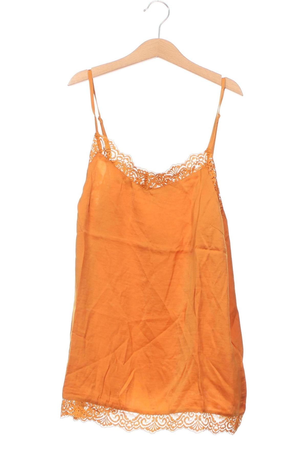Γυναικείο αμάνικο μπλουζάκι Vero Moda, Μέγεθος XS, Χρώμα Πορτοκαλί, Τιμή 13,92 €