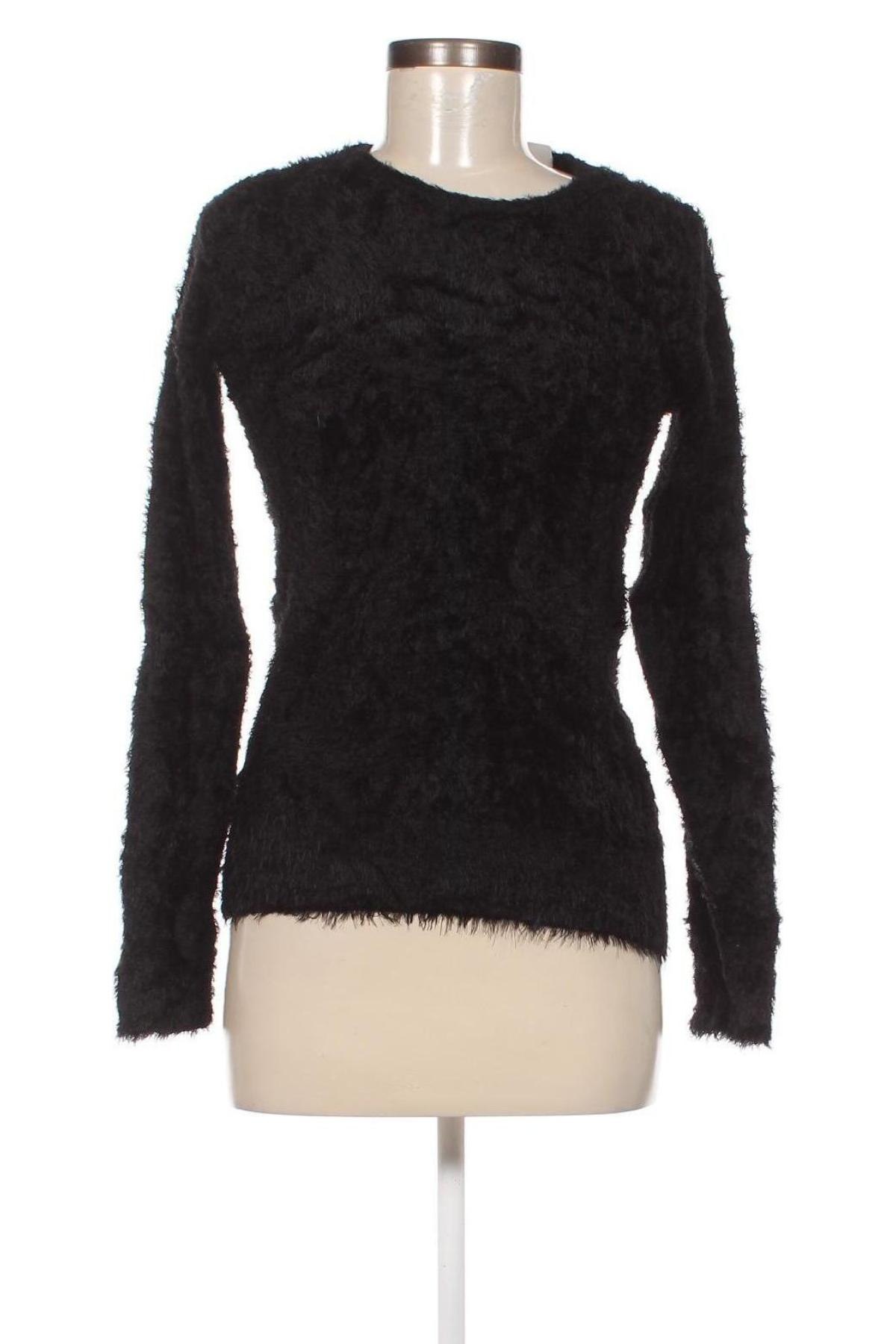 Дамски пуловер, Размер L, Цвят Черен, Цена 5,51 лв.
