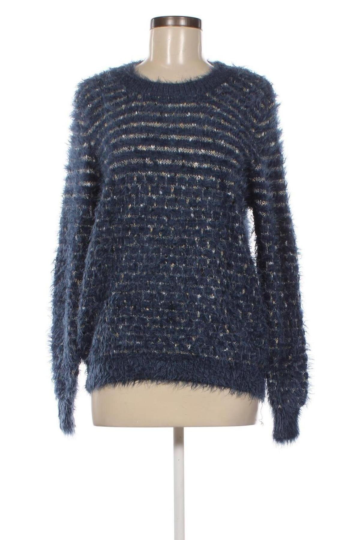 Дамски пуловер, Размер M, Цвят Син, Цена 5,22 лв.
