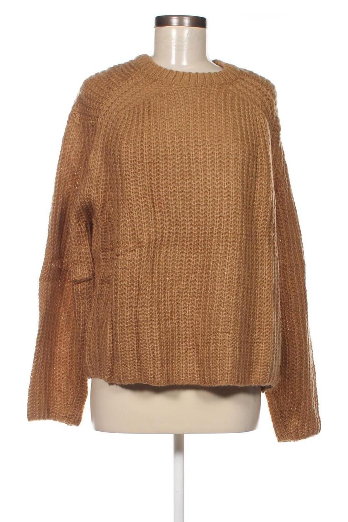 Дамски пуловер DAZY, Размер L, Цвят Кафяв, Цена 11,04 лв.