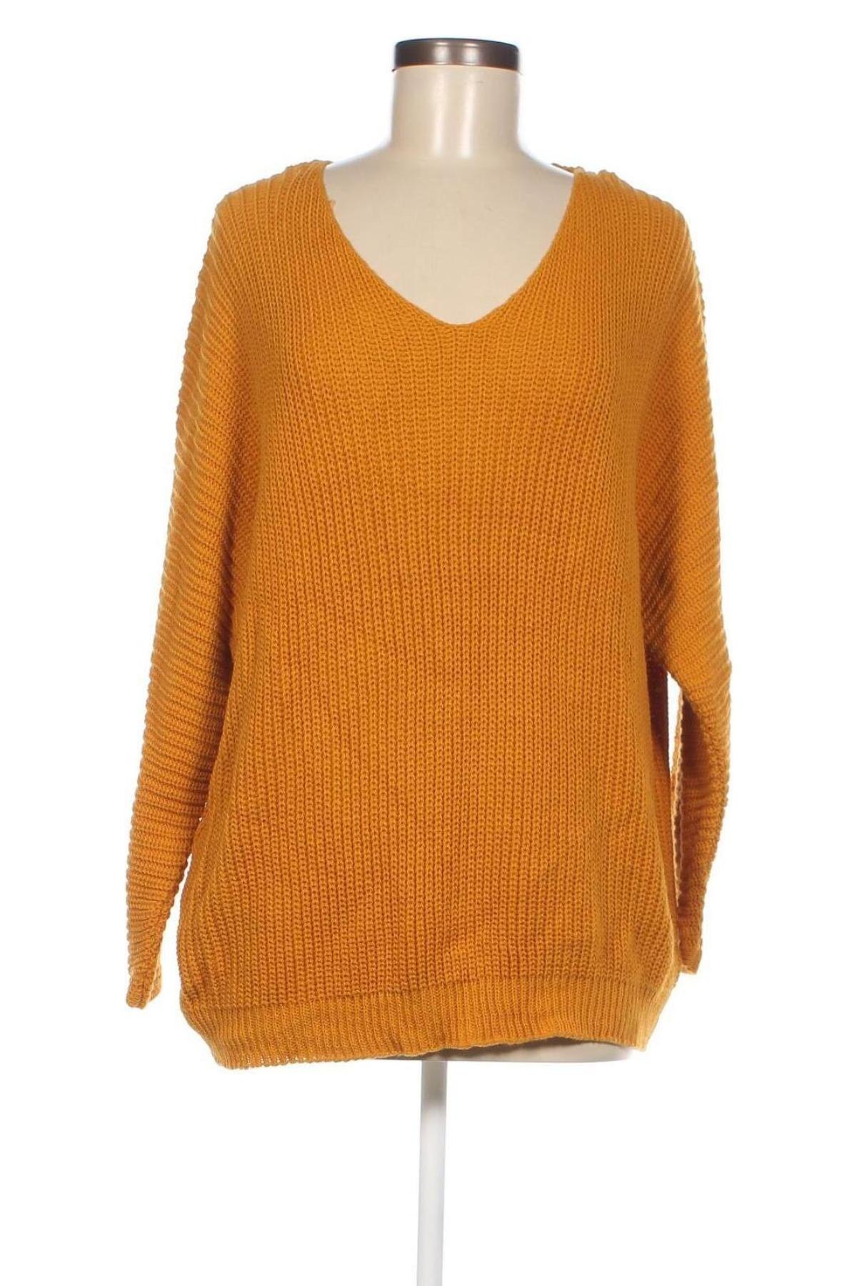Дамски пуловер New Laviva, Размер M, Цвят Оранжев, Цена 26,10 лв.