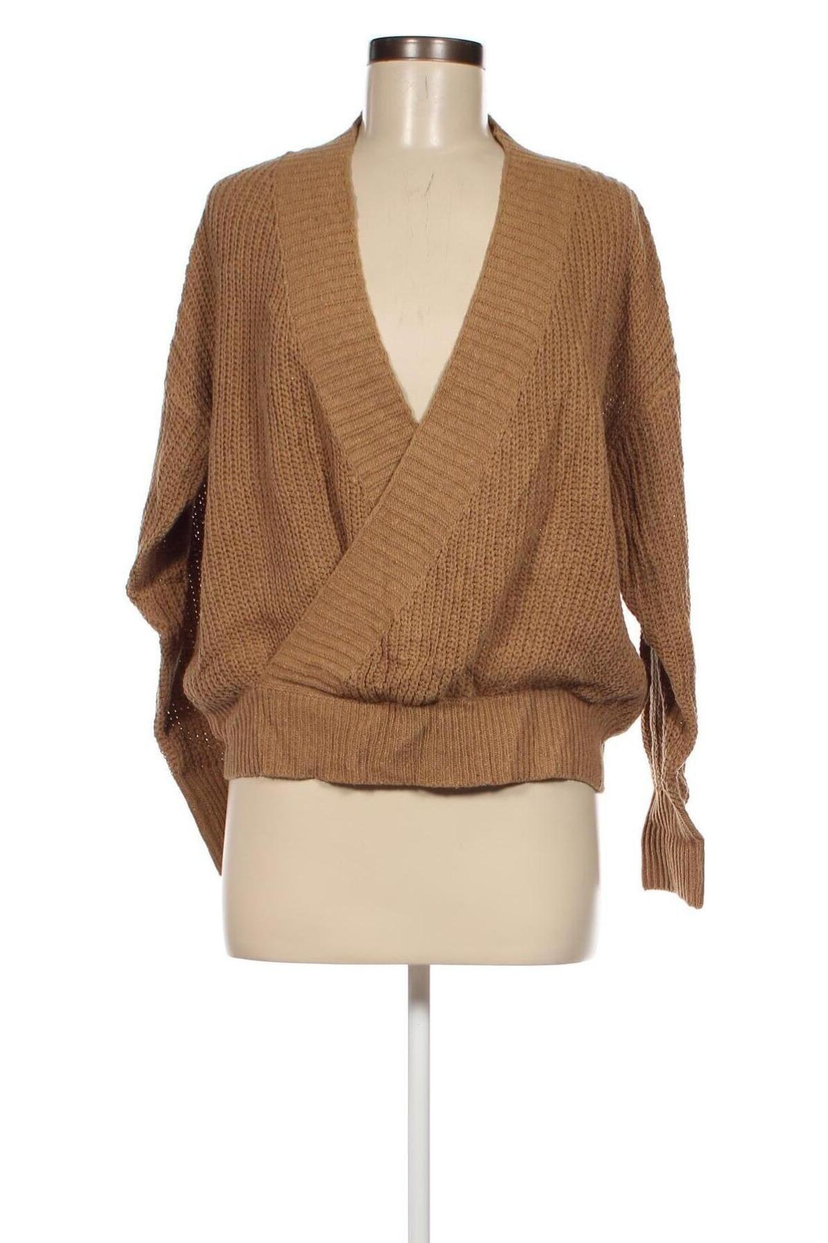 Γυναικείο πουλόβερ SHEIN, Μέγεθος S, Χρώμα  Μπέζ, Τιμή 6,16 €