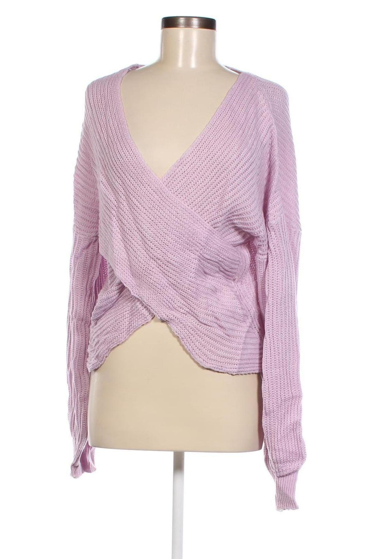 Γυναικείο πουλόβερ SHEIN, Μέγεθος XL, Χρώμα Βιολετί, Τιμή 7,11 €